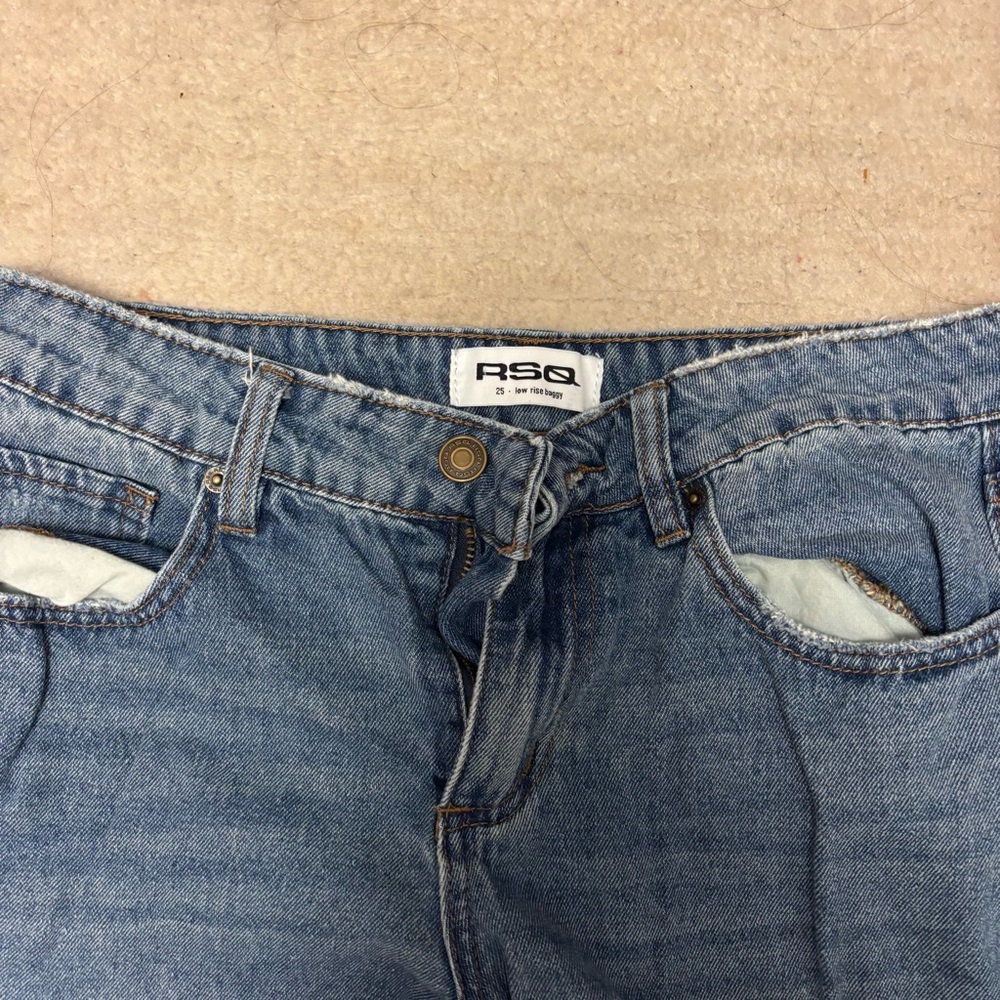 RSQ wide leg low rise jeans